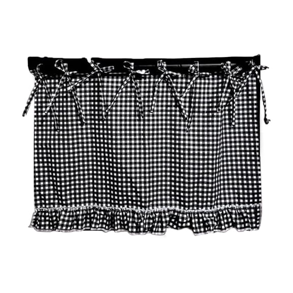23.62" x 17.72" Oven Drawer Cover, Rustic Plaid Oven Skirt, Farmhouse Kitchen Decorative Oven Handle Curtain (Colour as Pictured)