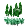 thumbnail image 1 of 20 / Paquete Árbol Modelo Parque Jardín Paisaje Modelo Árboles 1/50 1/200 Diorama Yotijar  Landscape Scenery Tree, 1 of 10