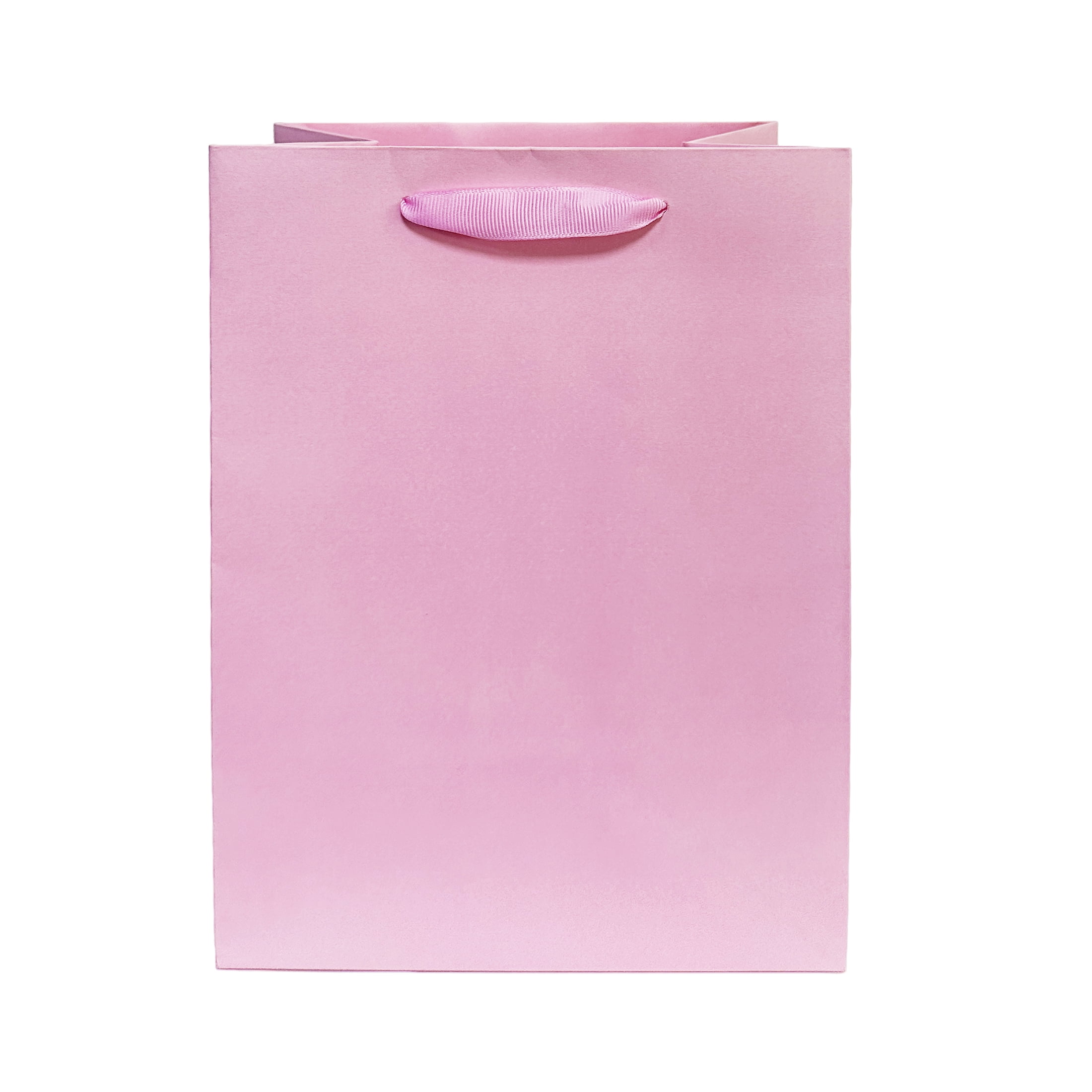 Large Pink Paper Gift Bags, 7" x 5" x 10", 3 Count, by Way To Celebrate