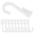 thumbnail image 3 of 10 piezas de plástico J gancho para estantería de alambre ganchos de percha, 3 of 8