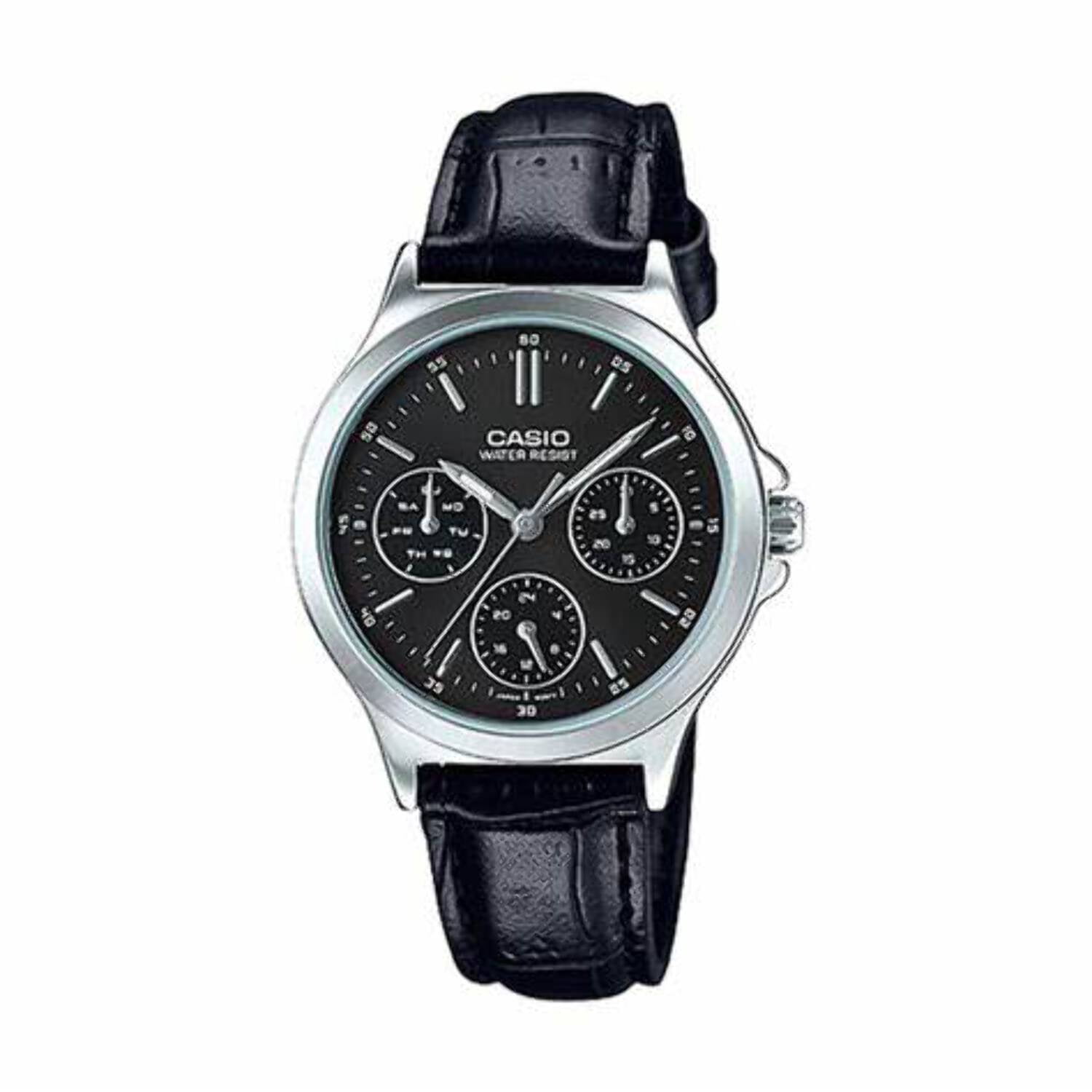 LTP-V300L-1A Ladies Black Casual Casio Watch