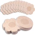 thumbnail image 2 of Nipple Covers Disposable Nipple Pasties Breast Petals Comfortable Invisible Satin Self-adhesive Nipple Stickers40pcs- Nude, 2 of 5