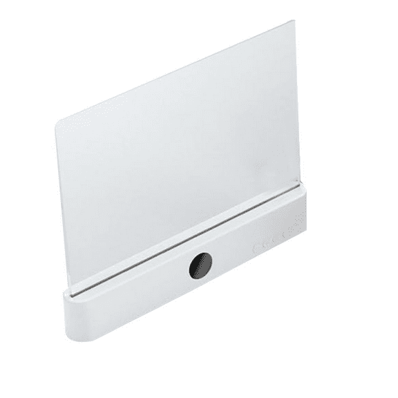 Book Light, Rechargeable Clear LED Flat Reading Light with 3 Colors & Timer, Plate Lamp Full Page White