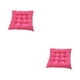 thumbnail image 4 of Advancent Cojín para silla de comedor Tejido de poliéster cómodo Relleno de perlas Sin deslizamiento Con relleno de perlas para liberar Roseo rosario 2Conjunto, 4 of 6
