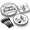 Music Notes Kit, variant on 96 90's House Party Tableware Set For Hop Favors