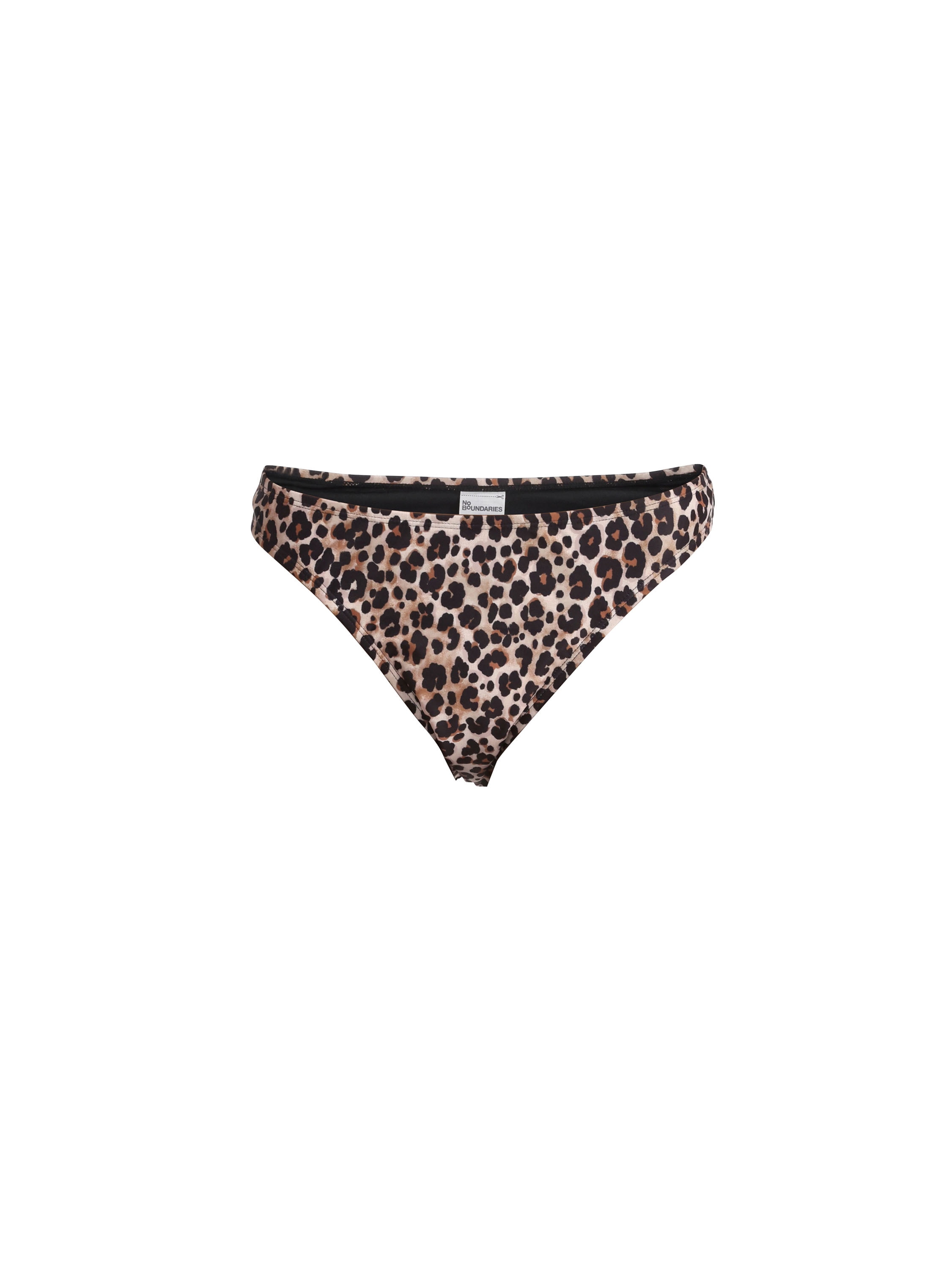 No Boundaries Women's Cheetah Bikini Swim Bottoms, Sizes XXS-XXL