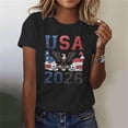 thumbnail image 2 of Busydd Womens T Shirts Trendy Crew Neck Soccer Graphic Tees Casual Summer Versatile Short Sleeve Going Out Tops XL, 2 of 7