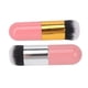 thumbnail image 3 of uds brocha para base líquida, brocha de maquillaje de pelo denso y esponjoso para colorete, polvo prensado, rosa, dorado, rosa y plateado, 3 of 14