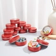 thumbnail image 5 of 30 Packs 1oz Red Round Tin Cans Screw Top Aluminum Cans, 5 of 7