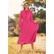 thumbnail image 3 of Vestido PRETTYGARDEN 2025 Primavera Otoño Midi con Lunares Suizos Rosa L, 3 of 8