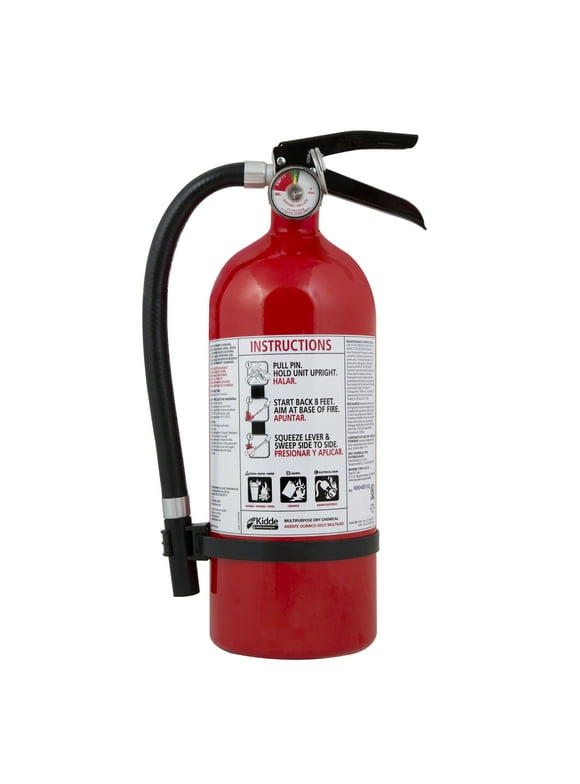 Kidde Fire Extinguisher UL Rated 2-A:10-B:C, Model KD143-210ABC