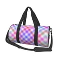 thumbnail image 1 of ZICANCN Plaid Texture Design Unisex Travel Duffle Bag - Sports Tote Gym Bag Airplane Weekenders Bags for Women Men, 1 of 8