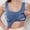 Blue, variant on Camisole Tops for Womens Cotton Camisole Adjustable Camisole with Frame Bra Stretch Undershirt