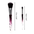 thumbnail image 2 of Conjunto de Brochas de Maquillaje Conveniente de 10 Pcs Unique Bargains para Viajes de Negocios Púrpura Marrón de Lana de Fibra Artificial Plástico, 2 of 5