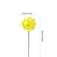 thumbnail image 3 of Bee Watering Station, Ceramic Bee Cup for Garden, Flower Shaped Bee Watering Station Bird Bath Water Feeder, Butterfly Drinking Cup Bee Bath Bowl Garden Stake (1PC, 2"x12.6", Yellow), 3 of 7