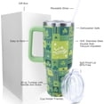 thumbnail image 4 of St Patricks Day Gifts 40 oz Tumbler with Handle and Straw Lid Leak Proof - Irish Shamrocks Coffee Mug Insulated Tumbler for Hot Cold Ice, 4 of 4