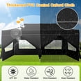 thumbnail image 3 of HOTEEL 10x20 Heavy Duty Canopy Tent with 6 Removable Sidewalls,Pop up Outdoor Commercial Party Wedding Tent with Roller Bag,Waterproof & UV 50+,Black, 3 of 11