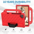 thumbnail image 6 of Lenovo Tab M8 Kids Case, Dteck Lightweight Handle Kickstand Cover Shockproof Protective Case with Crossbody Shoulder Strap for Lenovo Tab M8 TB-8505F/8505X,Red, 6 of 9