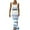 Blue, variant on Uaswgudfs ​Sleeveless Summer Dresses for Women 2025 Crochet Two-Piece Sundress – Horizontal Stripes & Ankle Skirt | Casual Beachwear Khaki S