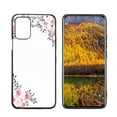 thumbnail image 1 of Compatible with LG K53 Phone Case, Floral-initial-Flower-Black-Pink-Custom32 Case Men Women, Flexible Silicone Shockproof Case for LG K53, 1 of 1