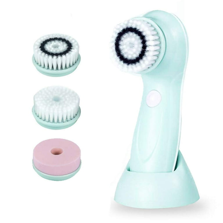 3 in 1 Facial Cleansing Brush Waterproof Face Skin Brush Machine Deep Clean Blackhead Remover Massager For Skin Care Beauty