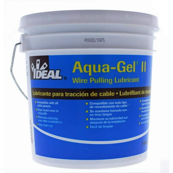 Ideal Wire Pulling Lubricant,1 gal Bucket,Blue 31-371
