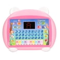 thumbnail image 3 of Kids Learning Tablet, Educational Music LED Word Spelling Kids Learning Pad Interactive Question Mode  For Early Education Pink,Light Blue, 3 of 8