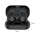 thumbnail image 2 of Wireless Earbuds Bluetooth Headphones 80hrs Playback Ear Buds Power Display with Noise Canceling Mic with Earhooks for Sports/Workout/Running(Black), 2 of 8