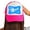 Beach Time, variant on Womens Foam Trucker It's Beach Time Logo Summer Printed Mesh Snapback Baseball Cap, White/Hot Pink