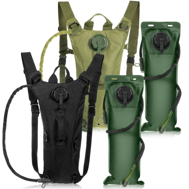 Mochila de hidratación Sanwuta 45x20 cm táctica 3L 2 piezas
