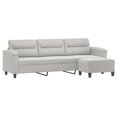 thumbnail image 1 of vidaXL Chaise Rembourrée d'Accent Moderne de Canapé avec le Tissu en Microfibre de Tabouret, 1 of 6