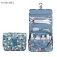 thumbnail image 3 of Bad Piggies Hanging Makeup Cosmetic Waterproof Portable Travel Toiletry Tidy Organizer Bag, Blue, 3 of 7