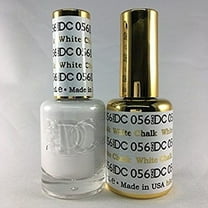 DND - DC Duo Soak off Gel & Matching nail polish, White Chalk #DC056