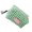 Green, variant on Durable Fabric Heart Print Makeup Pouch Portable Container for Daily Use Women
