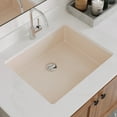 thumbnail image 5 of DV-1U201BN DeerValley Ursa 20" X 15.6" Rectangular Vitreous China Undermount Bathroom Sink with Overflow, 5 of 12
