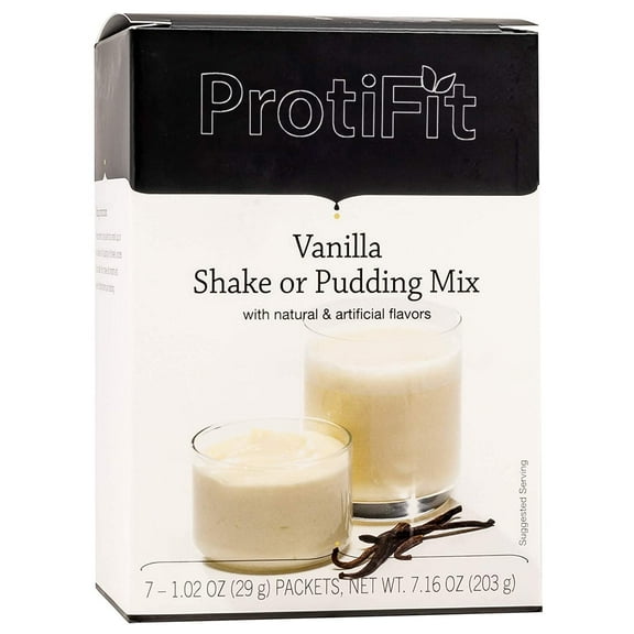 ProtiFit High Protein Powdered Shake Mix, Vanilla, 7 Servings