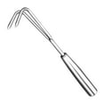 thumbnail image 1 of Dsscvnef Hand Cultivator Mini Rake Tiller Tool Stainless Steel Weeding Removal Puller Gardening Hand Tool for Soil Cultivation Loosening and Control, 1 of 6