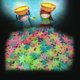 thumbnail image 3 of Xihbxyly Pegatinas de Pared Luminosas, Juego de 100 Estrellas Fluorescentes, Multicolor Que Brillan En La Oscuridad, Material de Pvc, Decoración de Techo para Dormitorio, Decoración Artística para El, 3 of 4