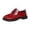 shoes 115#Red, variant on oqasdz Casual Shoes for Women Loafers Pu Leather Flat Lace Up Solid Color Dressy Shoes for Formal Event Party Wedding Versatile Summer Outdoor