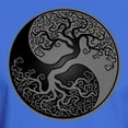 thumbnail image 3 of CafePress - Grey And Black Yin Yang Tree T Shirt - Men's Classic Graphic Cotton T-Shirt, 3 of 4