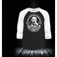 thumbnail image 2 of Shop4Ever Men's True Education Inspiring Quote Martin Luther King Jr.  Raglan Baseball Shirt Medium Black/White, 2 of 4
