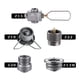 thumbnail image 4 of Adaptador Gas Saver Plus con adaptadores de gas para acampar Mochileros Senderismo Pesca CAMPINGMOON Adaptador, 4 of 7
