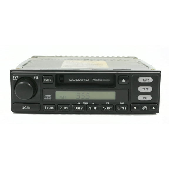 Restored 2001-2002 Subaru Forester AM FM Cassette Player 86201FC070 Face P122 (Refurbished)