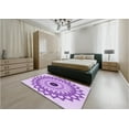 thumbnail image 4 of Ahgly Company Indoor Round Patterned Blossom Pink Area Rugs, 7' Round, 4 of 6