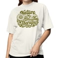 thumbnail image 2 of Nature Therapy Floral Art Women's Off-White T-shirt, 2 of 3