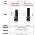 thumbnail image 3 of MTB Stem Riser Vástago de bicicleta de 28,6 mm, aleación de aluminio Manillar Elevador de horquilla Extensor de extensión MTB Extensor de bicicleta Elevador para bicicleta de carretera BMX (138 mm) TUNC Sencillez, 3 of 5