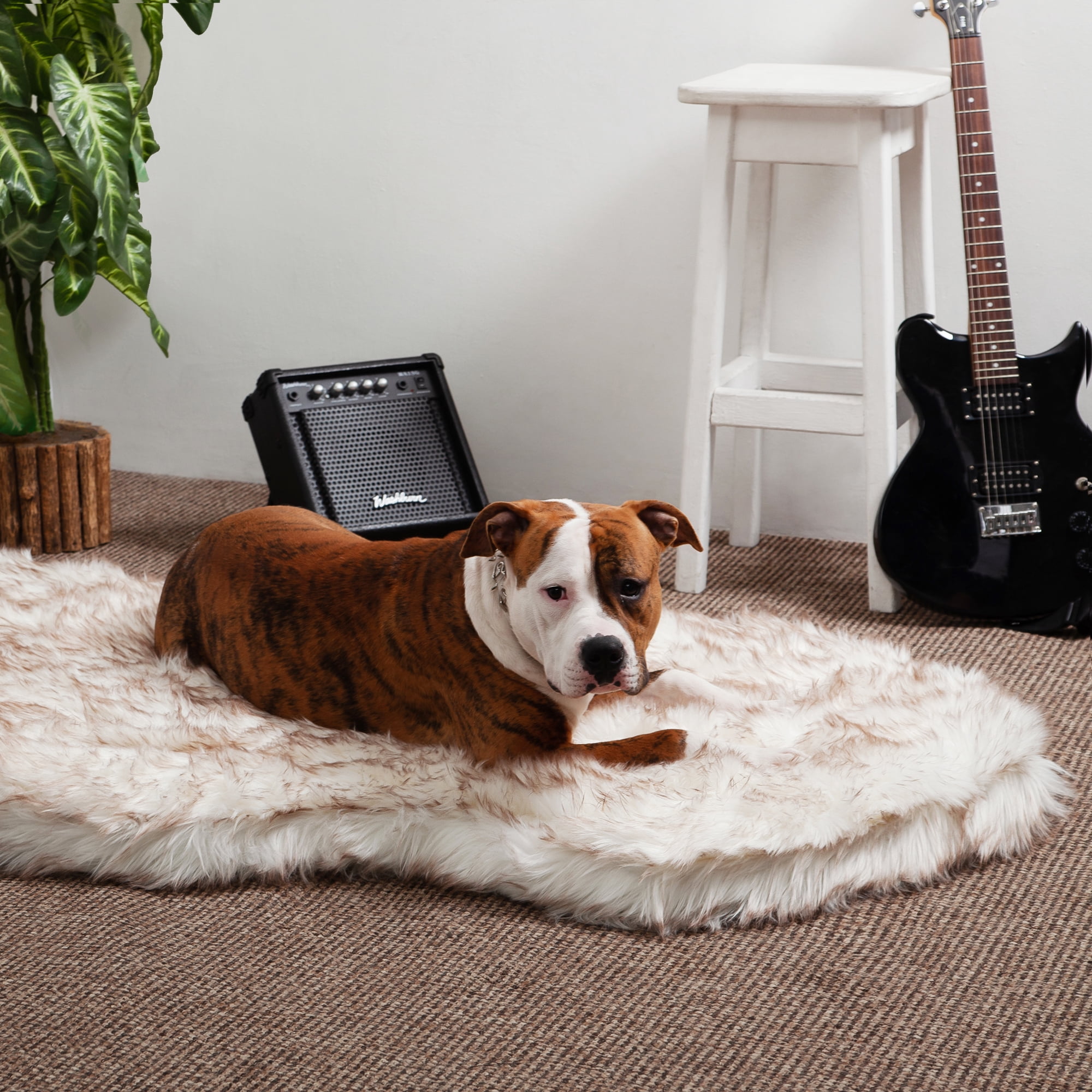 Luxury Orthopedic Dog Bed with Memory Foam – Plush Faux Fur, Calming Anti-Anxiety Pet Bed, Washable Cover, Non-Slip Bottom – Small to XL Sizes