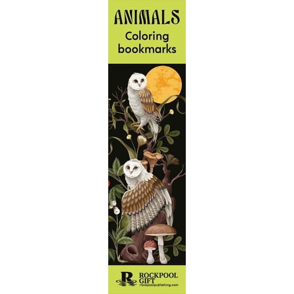 Rockpool Coloring Bookmarks Animals Coloring Bookmarks, (Paperback)