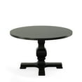 thumbnail image 5 of Carson 47 Inch Round Pedestal Table Black, 5 of 6