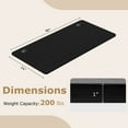 thumbnail image 3 of Costway 48" x 24" Universal Tabletop for Standard & Standing Desk Frame Black, 3 of 10